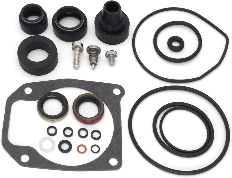 QUICKMARINE 433550 Marine Gearcase Lower Unit Seal Kit for Johnson Evinrude 40 48 50 HP Outboard Boat Motors replaces 777551 Sierra 18-2694 - Image 4
